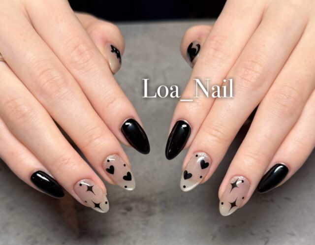 🖤クールブラックネイル🖤