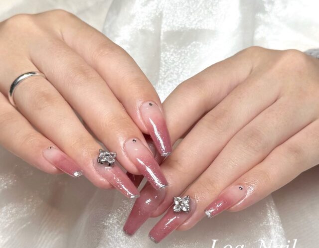 ロングネイル秋色💅