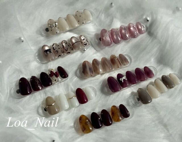 秋ネイル🍂サンプル！！