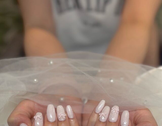 🎀ピンク×リボンで叶えるガーリーネイル🎀